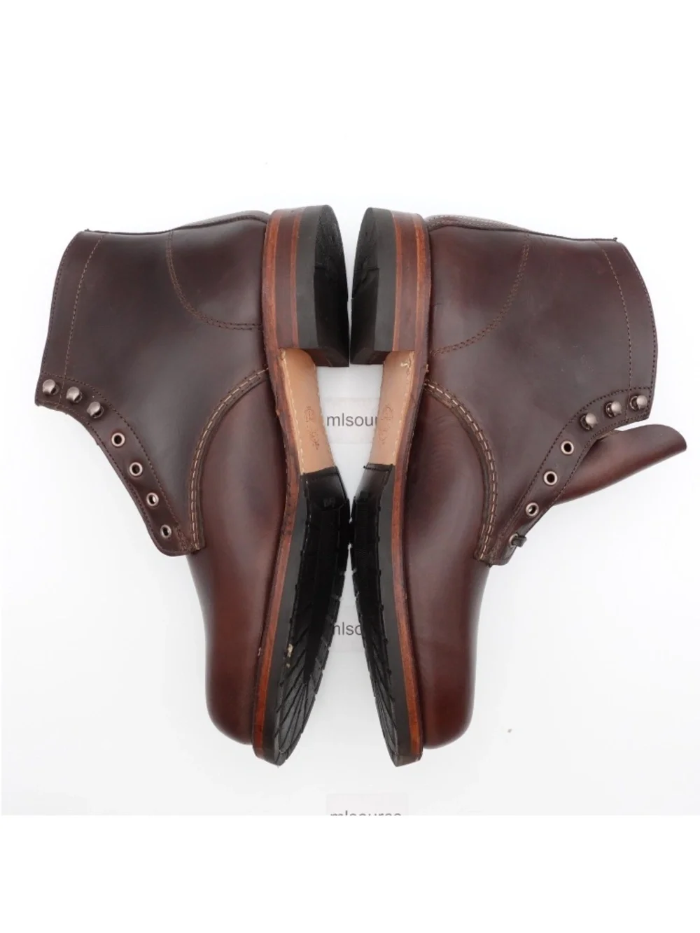 Men's Wolverine 1000 Mile Plain Toe Boots Vibram W990072 - Missing Lace